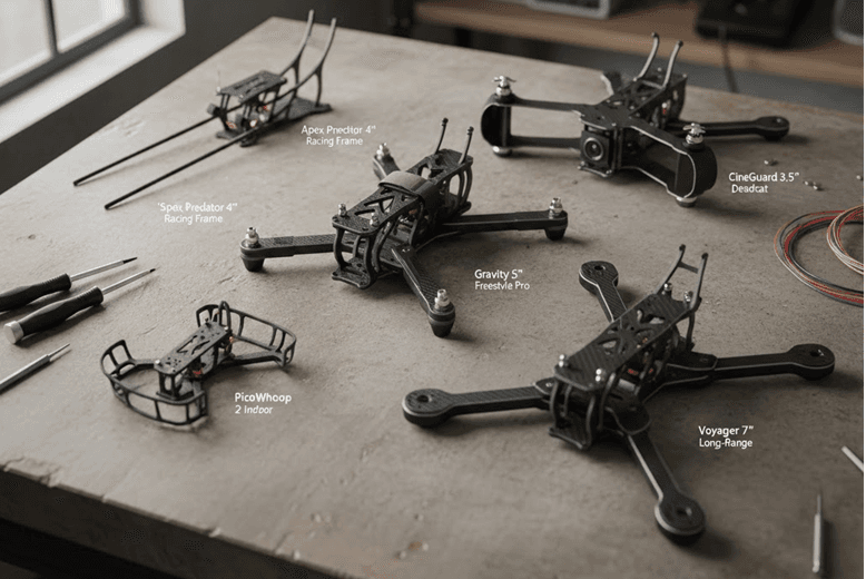 How to Choose the Right Frame for a Drone (Beginner to Pro Guide)