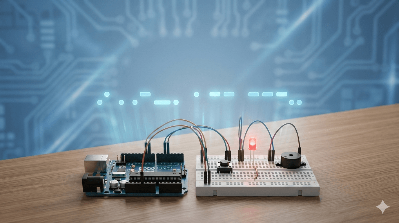 Teaching Arduino to Understand Humans — Morse Code Decoder with LED and Buzzer